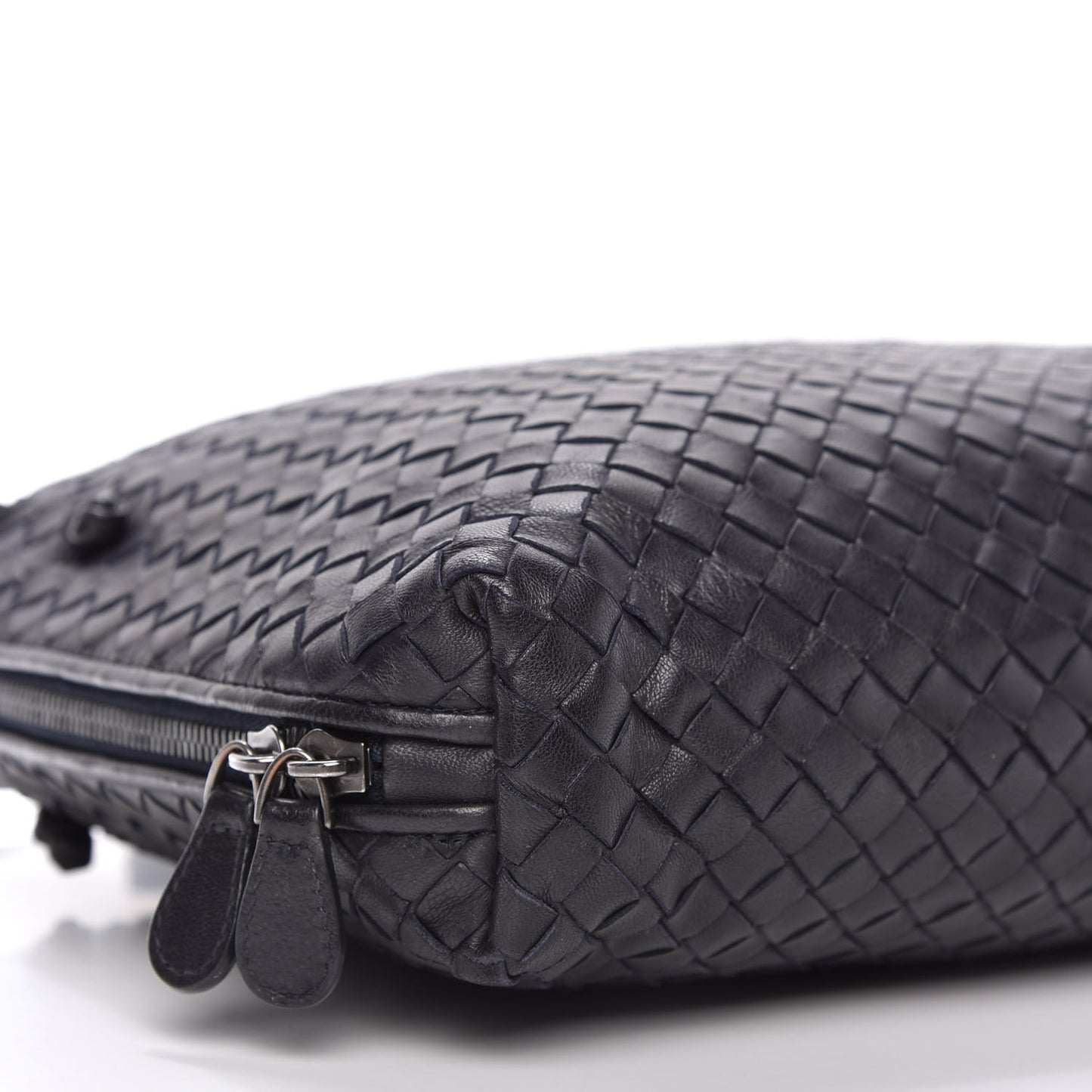 Nappa Intrecciato Nodini Crossbody Messenger Tourmaline