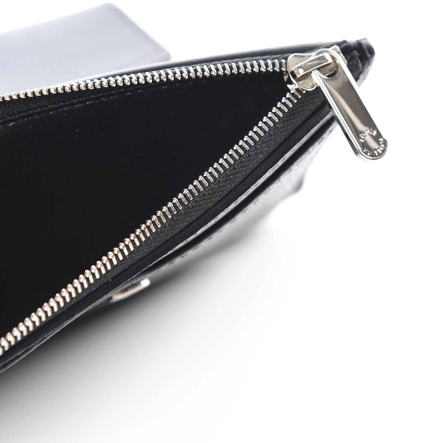 Louis Vuitton Soft Calfskin My Lockme Compact Wallet Black 5 of 10