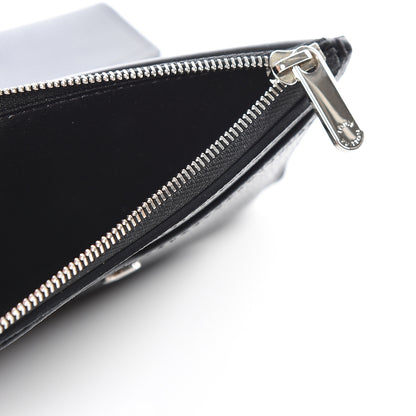 Louis Vuitton Soft Calfskin My Lockme Compact Wallet Black 5 of 10