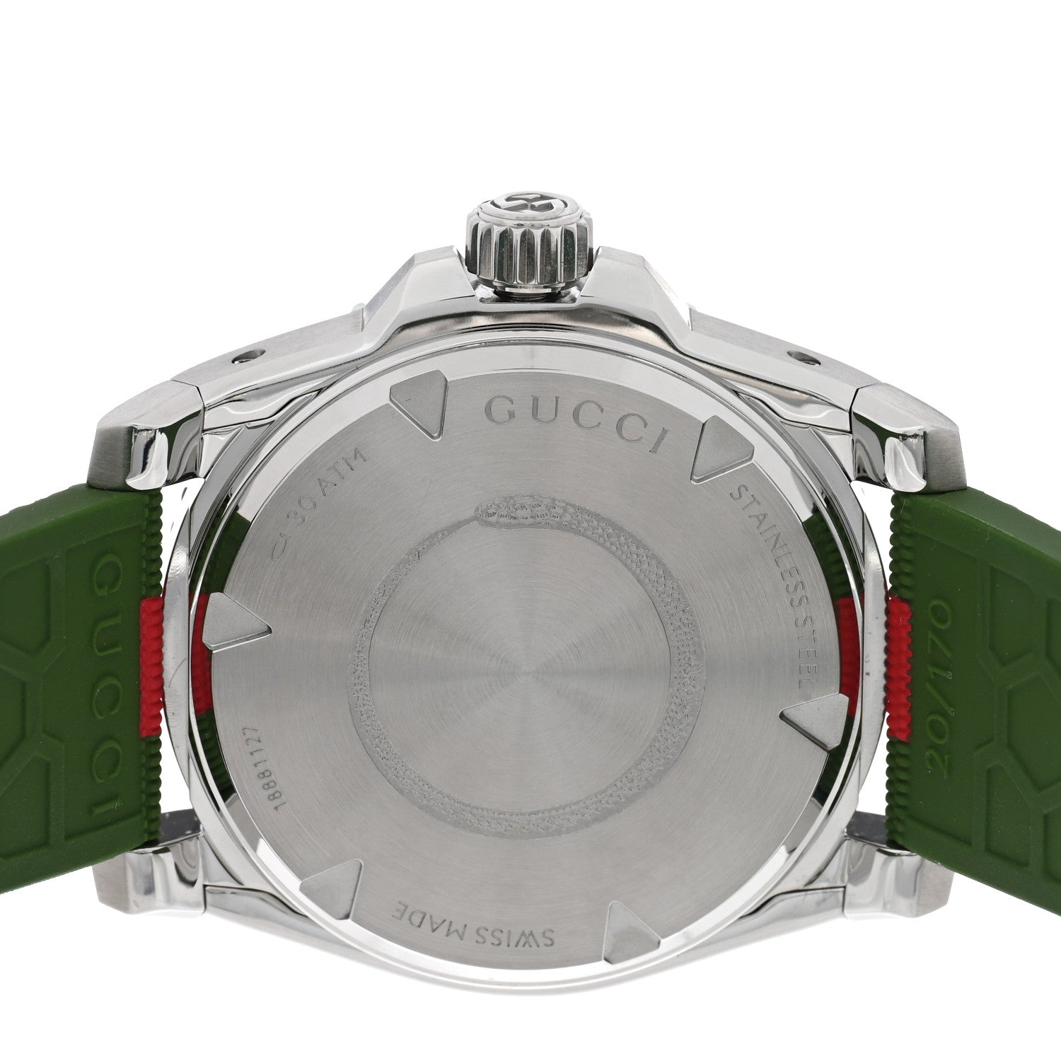 Gucci Stainless Steel Rubber 40mm Dive Automatic Watch Black 4 of 4