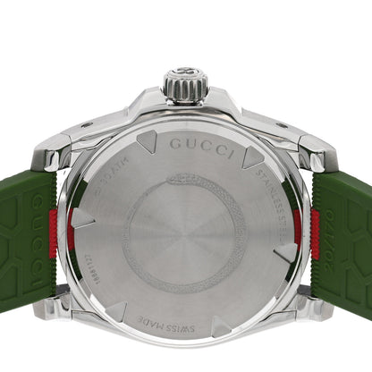 Gucci Stainless Steel Rubber 40mm Dive Automatic Watch Black 4 of 4