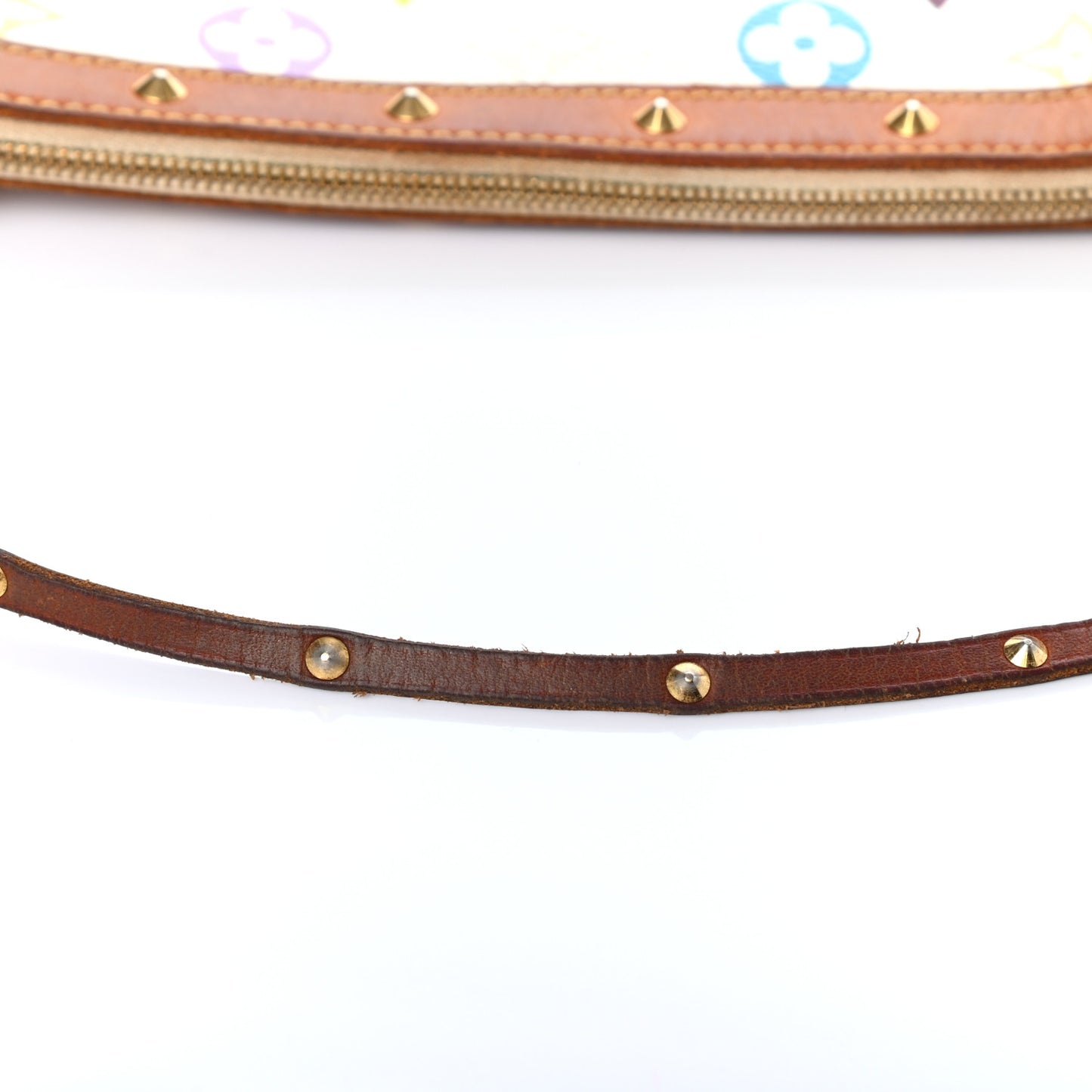 Monogram Multicolor Pochette Accessories White