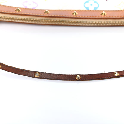 Louis Vuitton Monogram Multicolor Pochette Accessories White 10 of 10