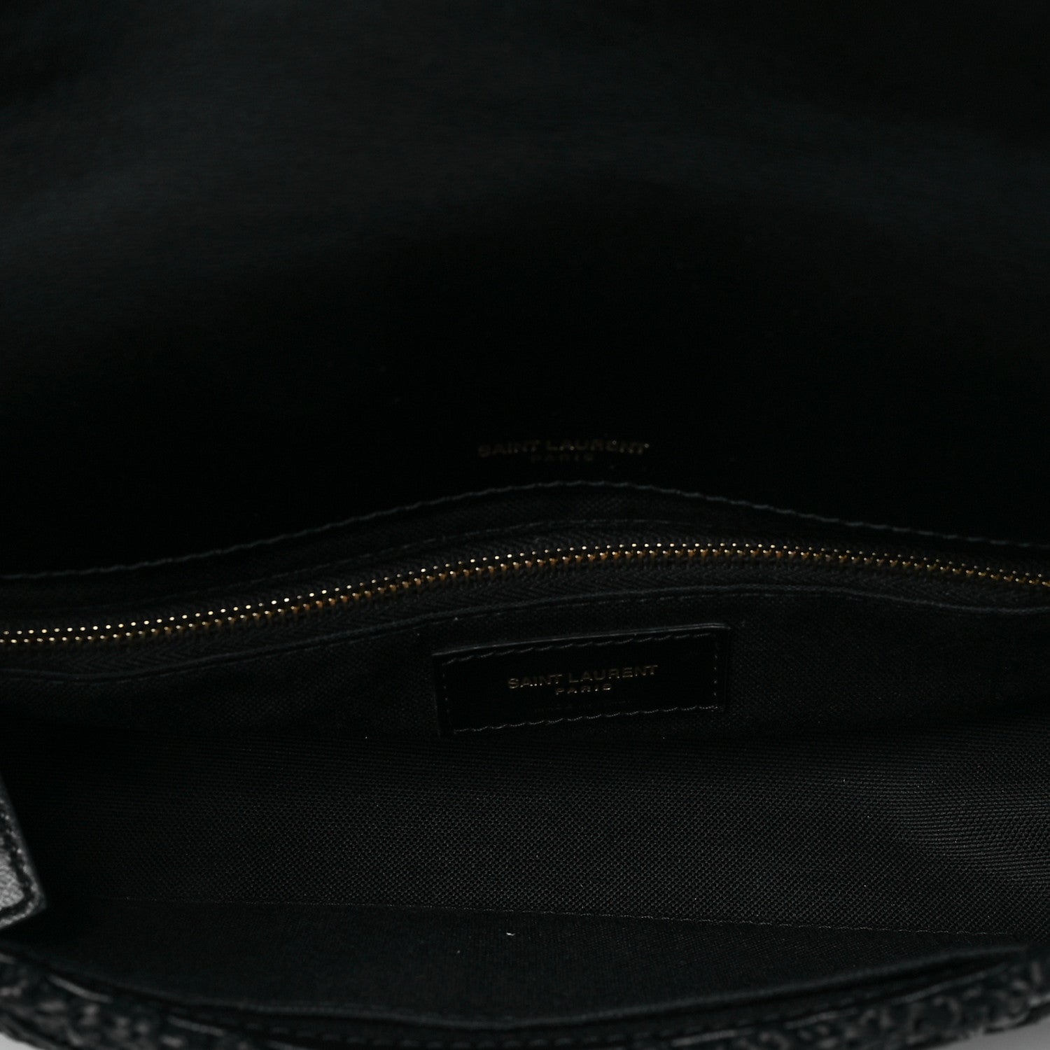 Saint Laurent Raffia Monogram Medium Jamie Black 5 of 7