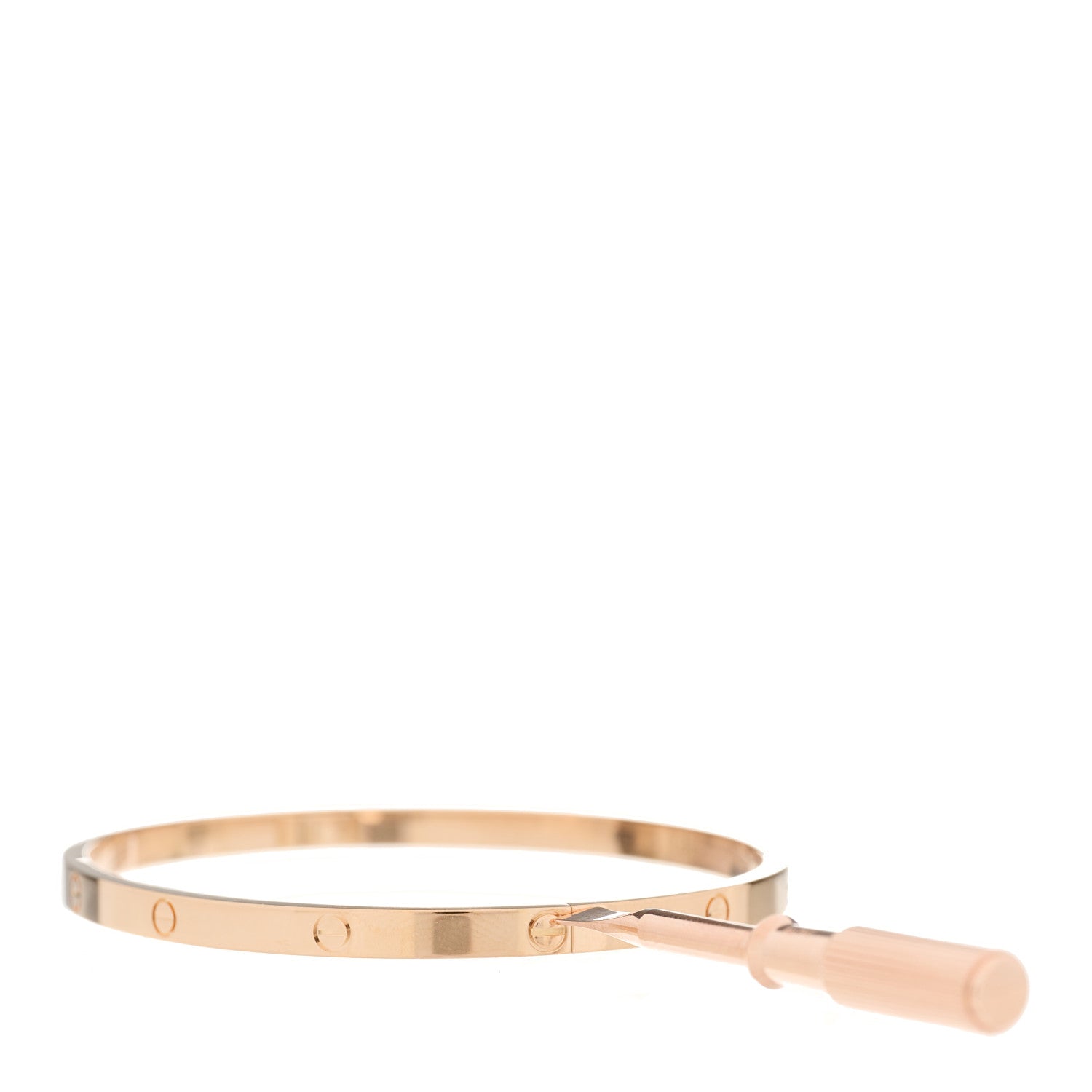Cartier 18K Pink Gold Small LOVE Bracelet 18 8 of 9