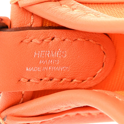 Hermes Toile Officier Swift Neo Evelyne TPM Orange 6 of 10