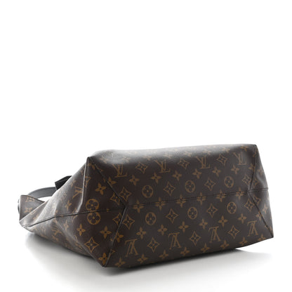 Louis Vuitton Monogram Flower Hobo Black 4 of 8