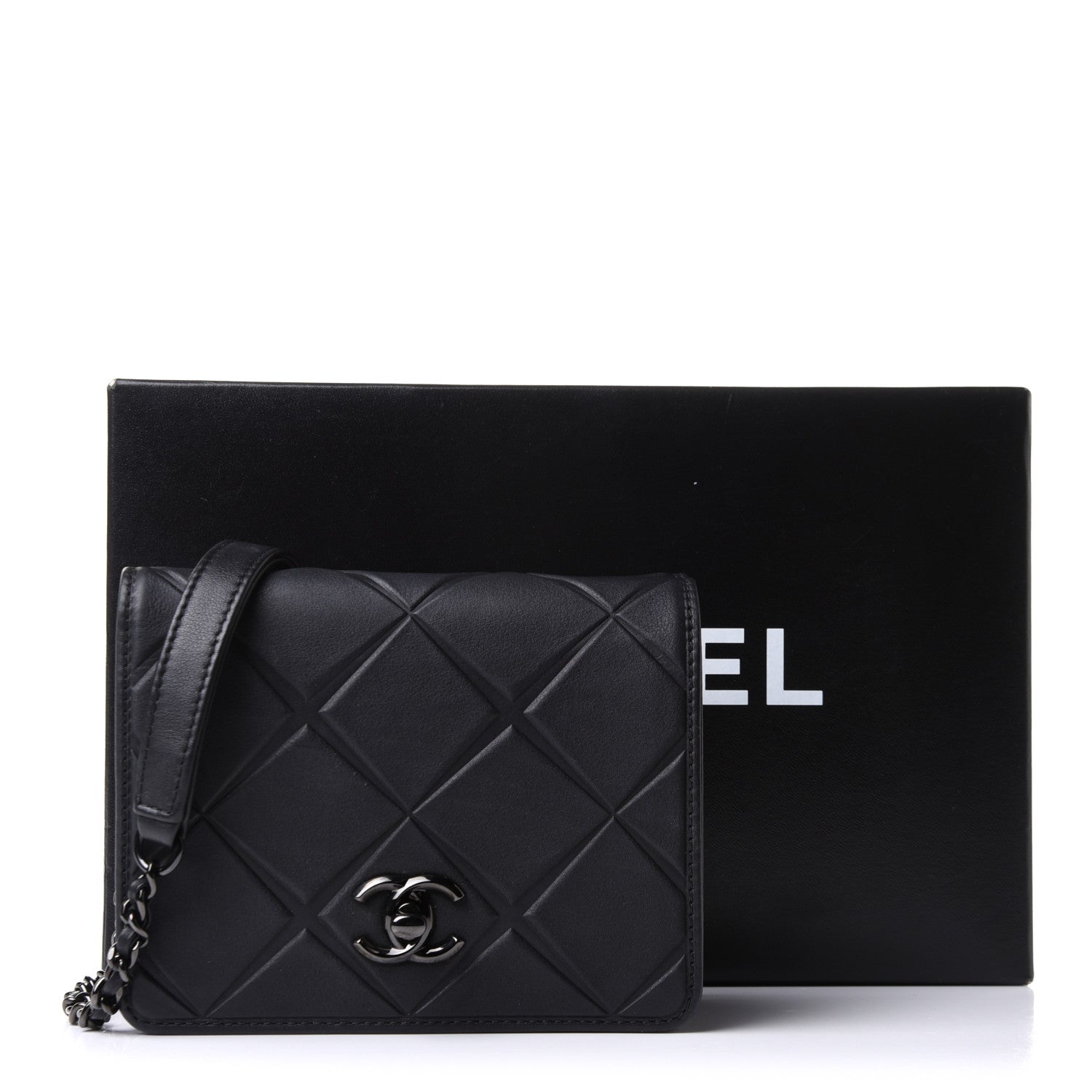 Chanel Calfskin Mini Propeller Flap Black 12 of 12