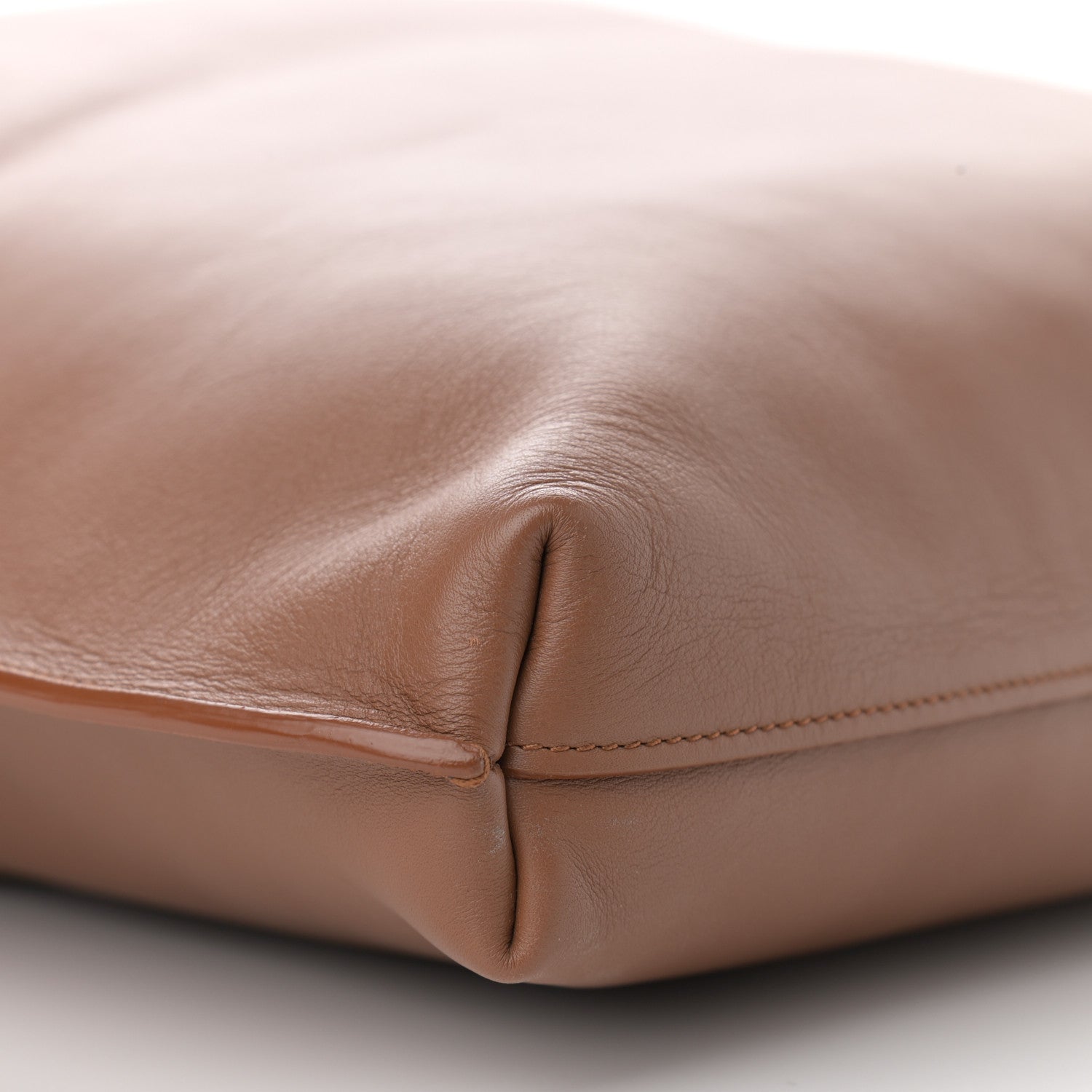 Saint Laurent Calfskin Medium Suzanne Hobo Brick 5 of 11