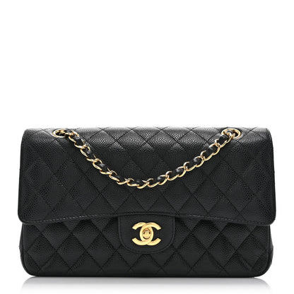 Chanel Caviar Quilted Medium Double Flap Black 1 of 10