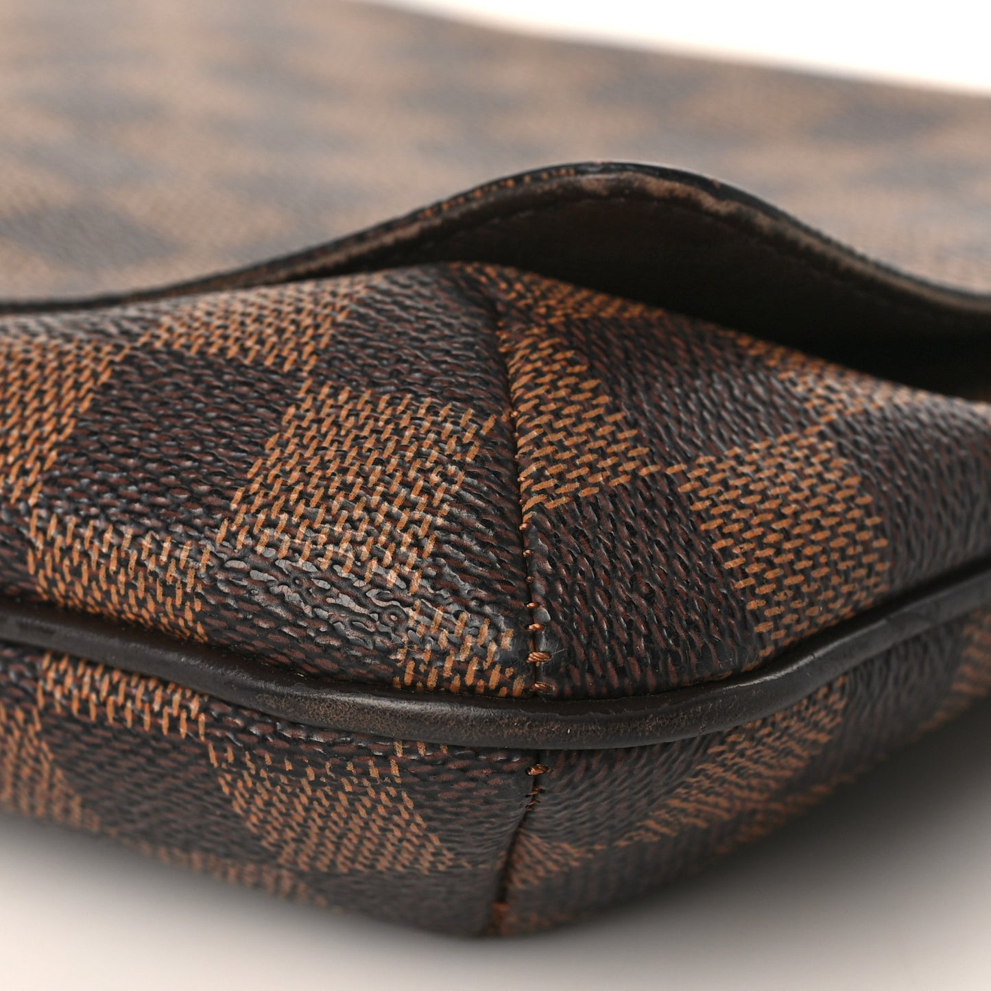 Damier Ebene Musette Tango Long Strap