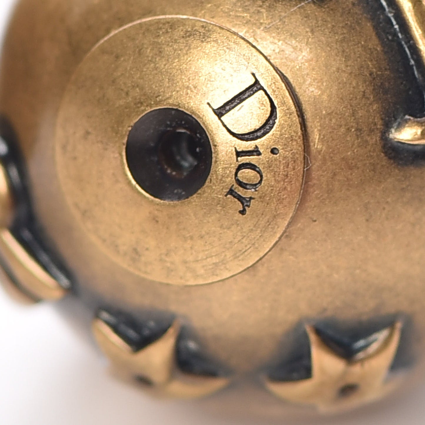 Metal J'Adior Mise En Dior Tribal Earrings Gold