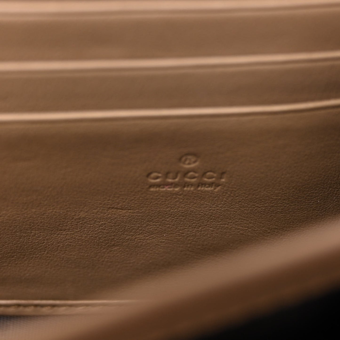 GG Supreme Monogram Mini Dionysus Chain Wallet Beige Taupe