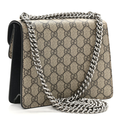 Gucci GG Supreme Monogram Mini Dionysus Shoulder Bag Black 3 of 11
