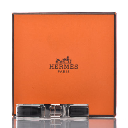 Hermes Enamel Narrow Clic Clac H Bracelet PM Black 6 of 6
