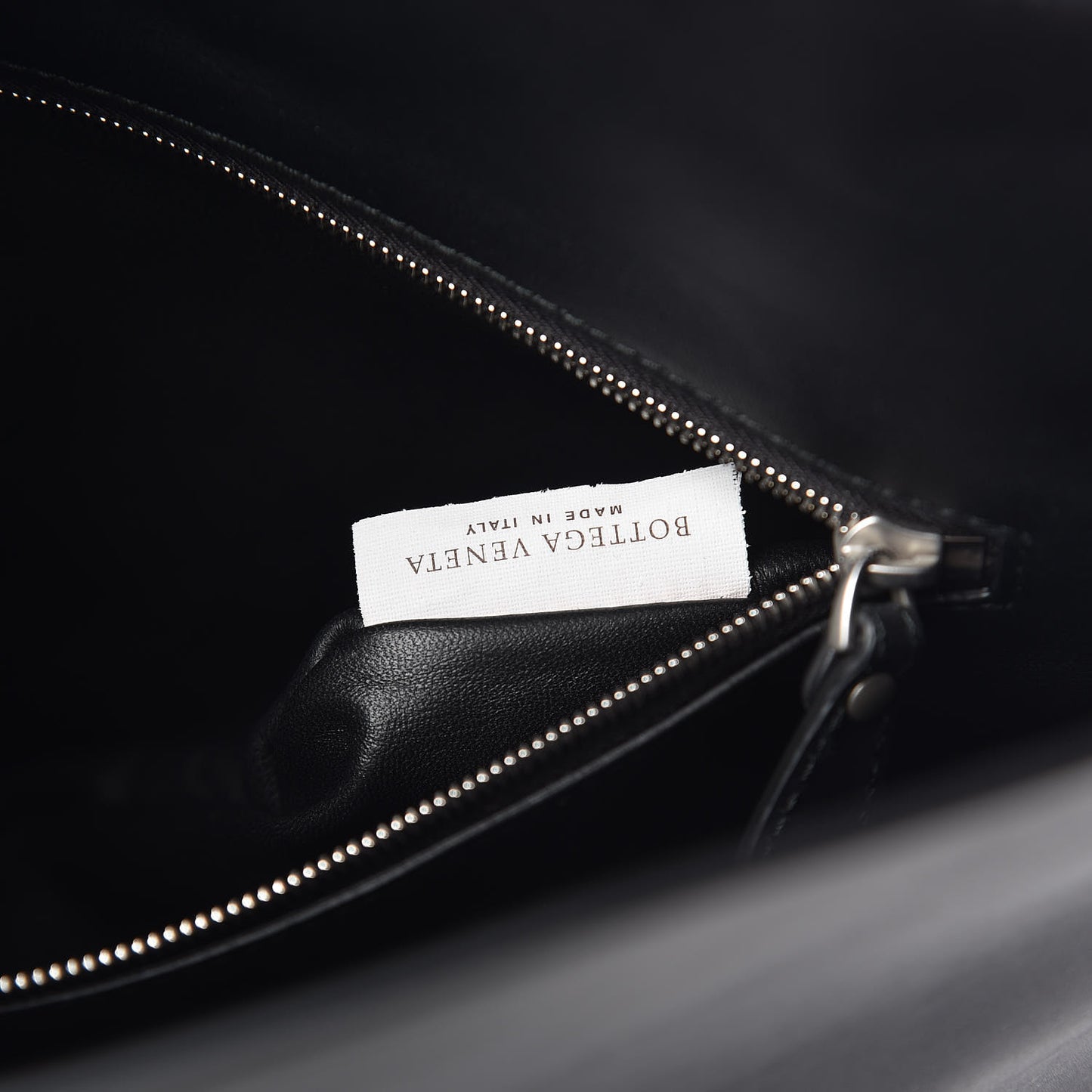 Smooth Matte Calfskin Bucket Bag Black