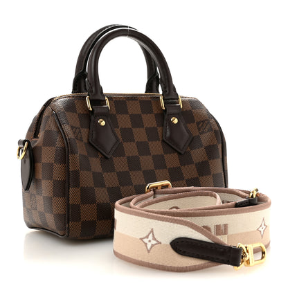 Louis Vuitton Damier Ebene Speedy Bandouliere 20 3 of 12