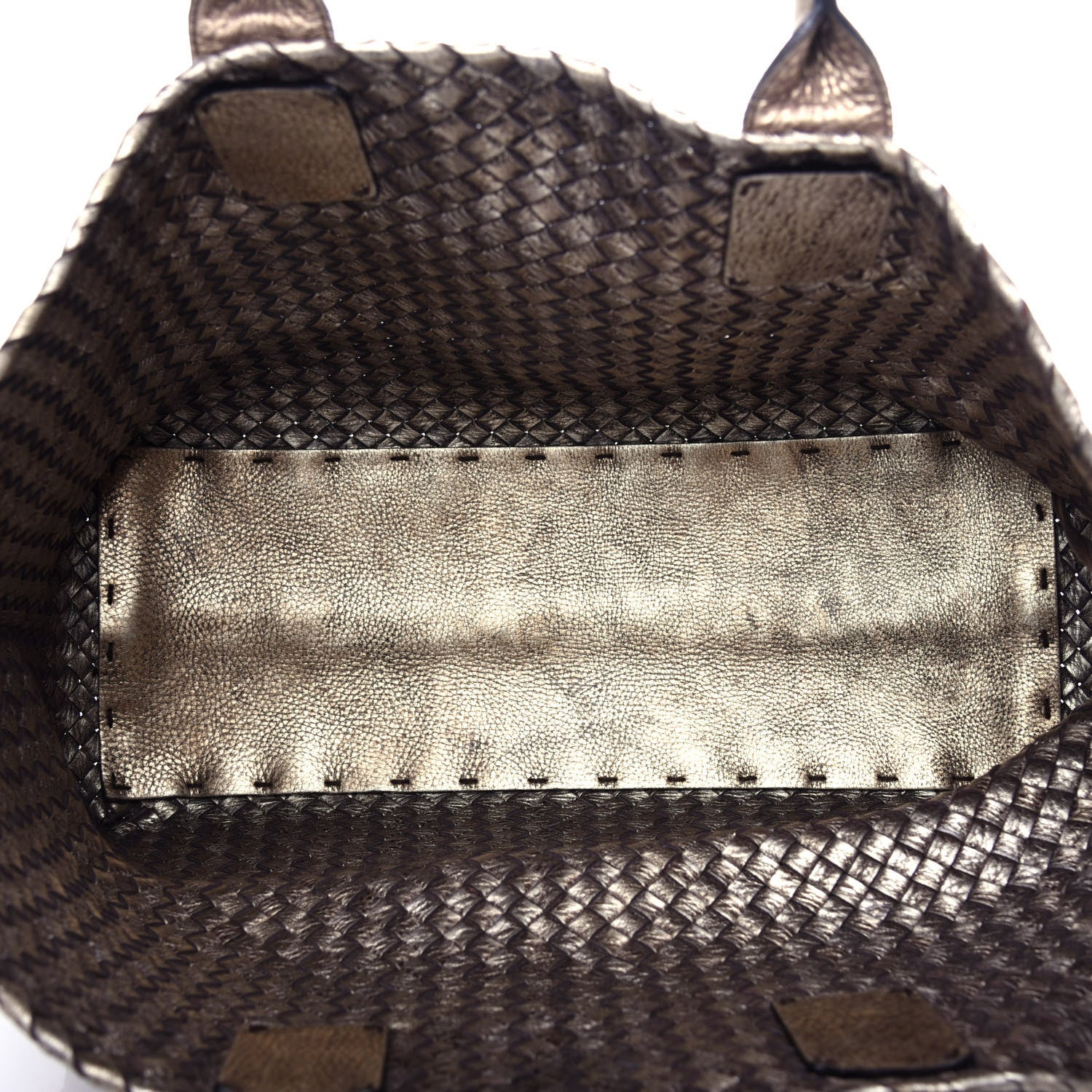 Bottega Veneta Intrecciato Medium Cabat Platino Ossidato 6 of 11