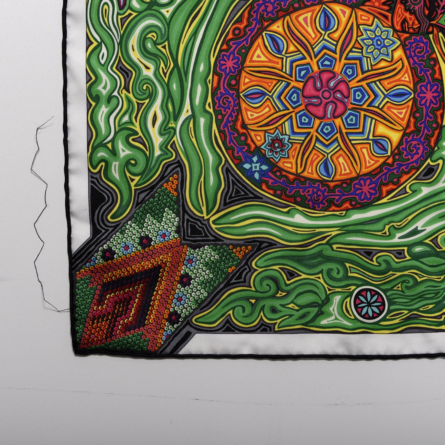 Hermes Silk L'Arbre Du Vent Scarf 90 4 of 5