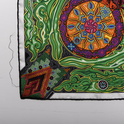 Hermes Silk L'Arbre Du Vent Scarf 90 4 of 5
