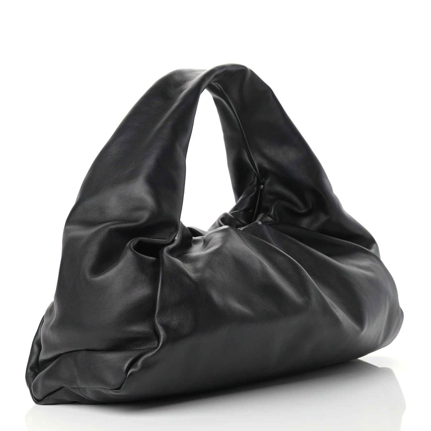Bottega Veneta Smooth Butter Calfskin Small The Shoulder Pouch Black 3 of 9