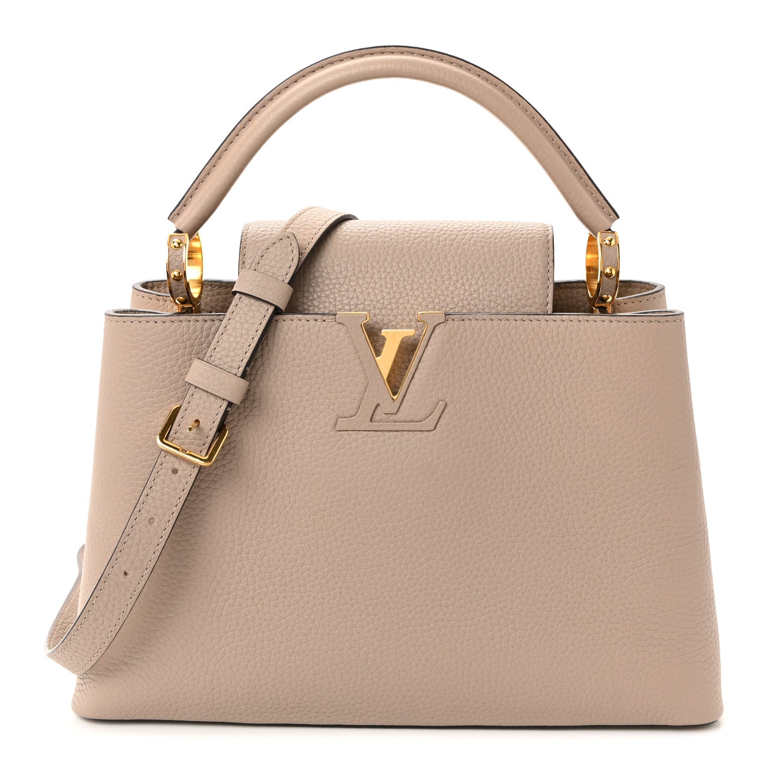 Louis Vuitton Taurillon Capucines PM Galet 1 of 17
