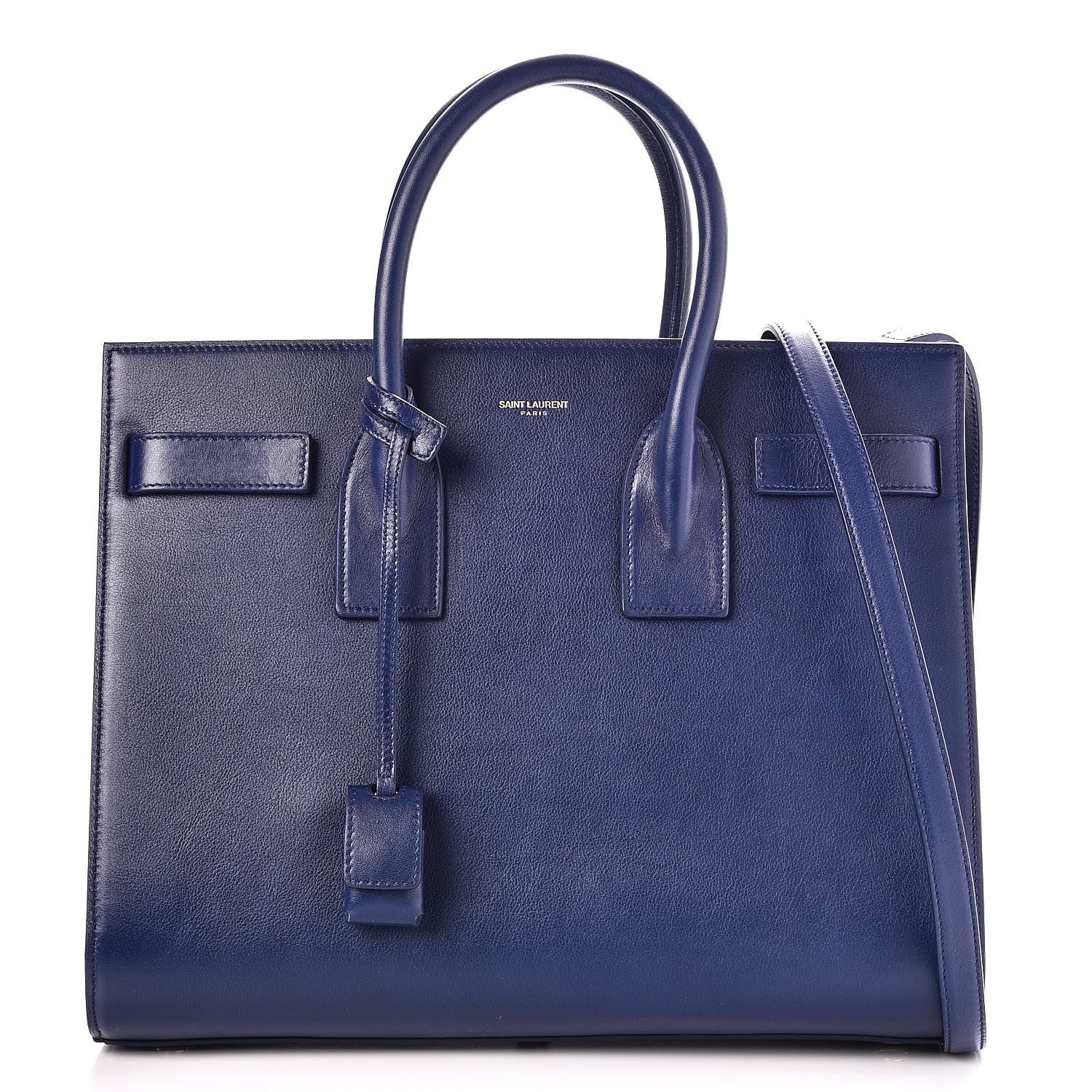 Saint Laurent Calfskin Small Sac De Jour Blue 1 of 8