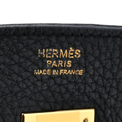 Hermes Togo BIRKIN 30 Black 6 of 20