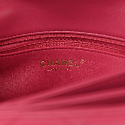 Chanel Lambskin Quilted Medium Trendy CC Flap Dual Handle Bag Dark Pink 5 of 9