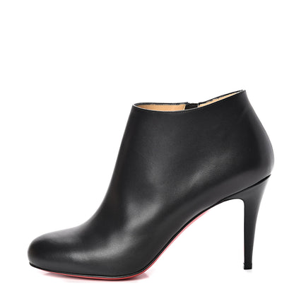 Christian Louboutin Calfskin Belle 85 Ankle Boots 39 Black 1 of 8