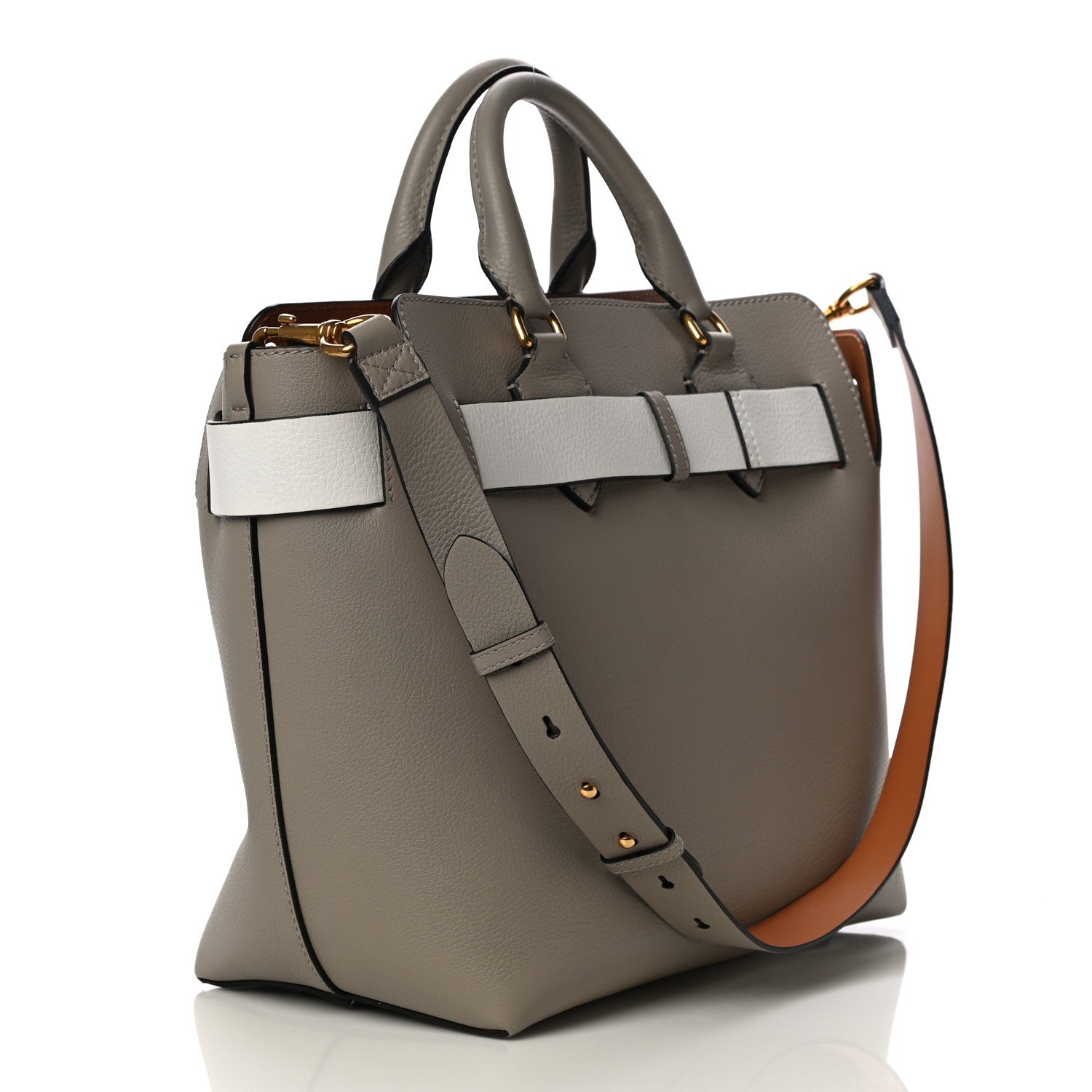 Burberry Soft Grain Calfskin Medium Belt Bag Mineral Grey 2 of 8