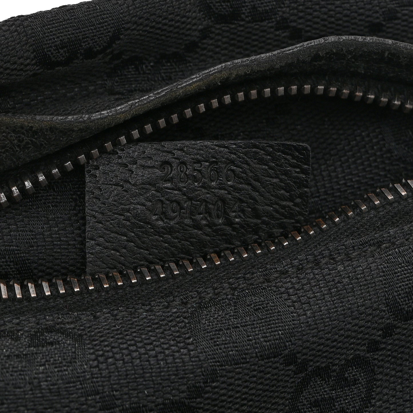 GG Monogram Double Pocket Belt Bag Black