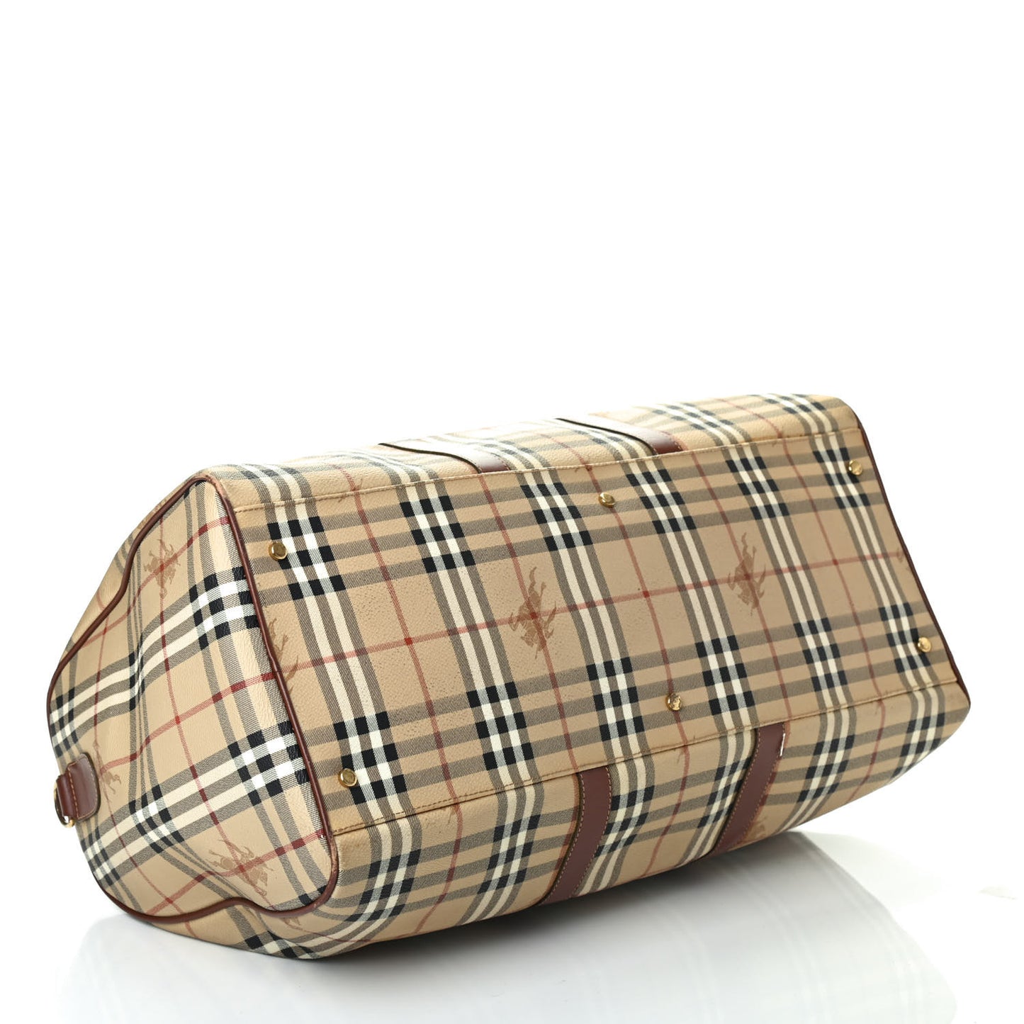 Haymarket Check Duffle Bag Brown