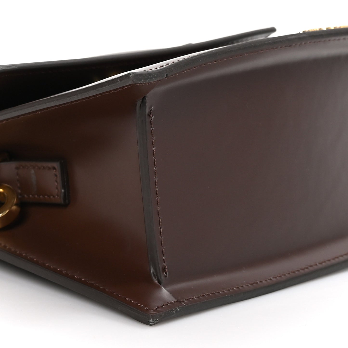 Smooth Calfskin Le Chiquito Moyen Brown