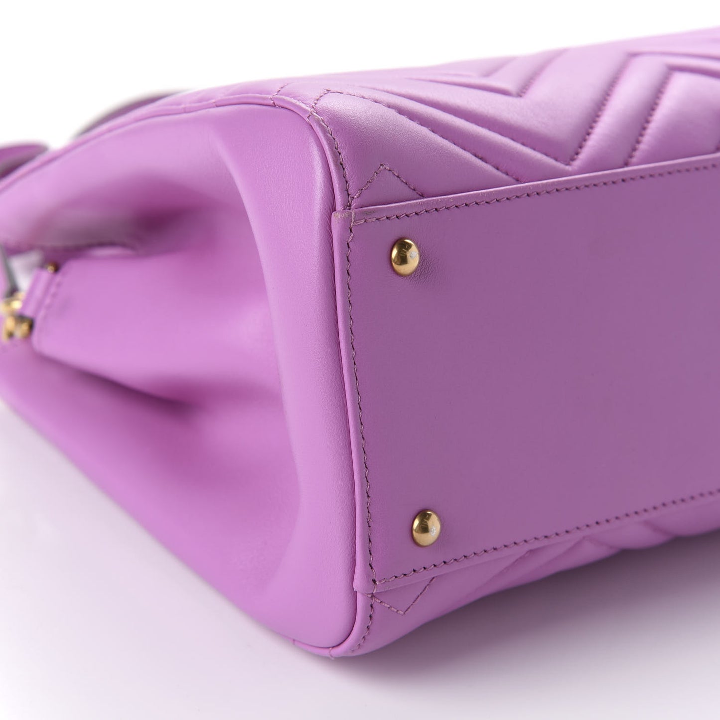 Calfskin Matelasse Small GG Marmont Tote Candy Mousse
