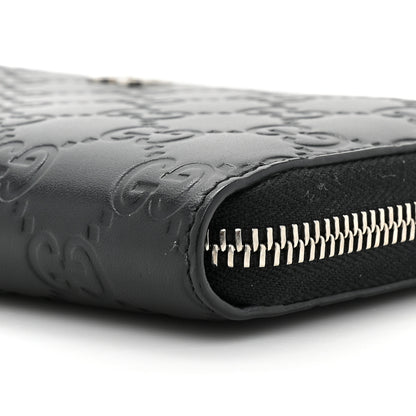 Gucci Guccissimma Signature Dorian Zip Around Wallet Black 11 of 13