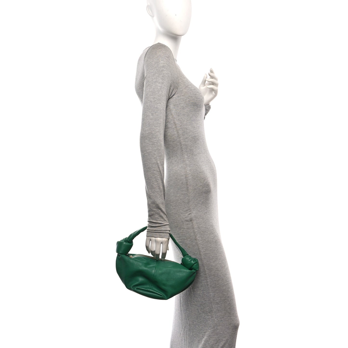Nappa Mini Double Knot Bag Racing Green