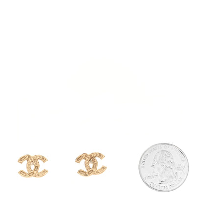 Chanel CC Chain Earrings Gold 2 of 4