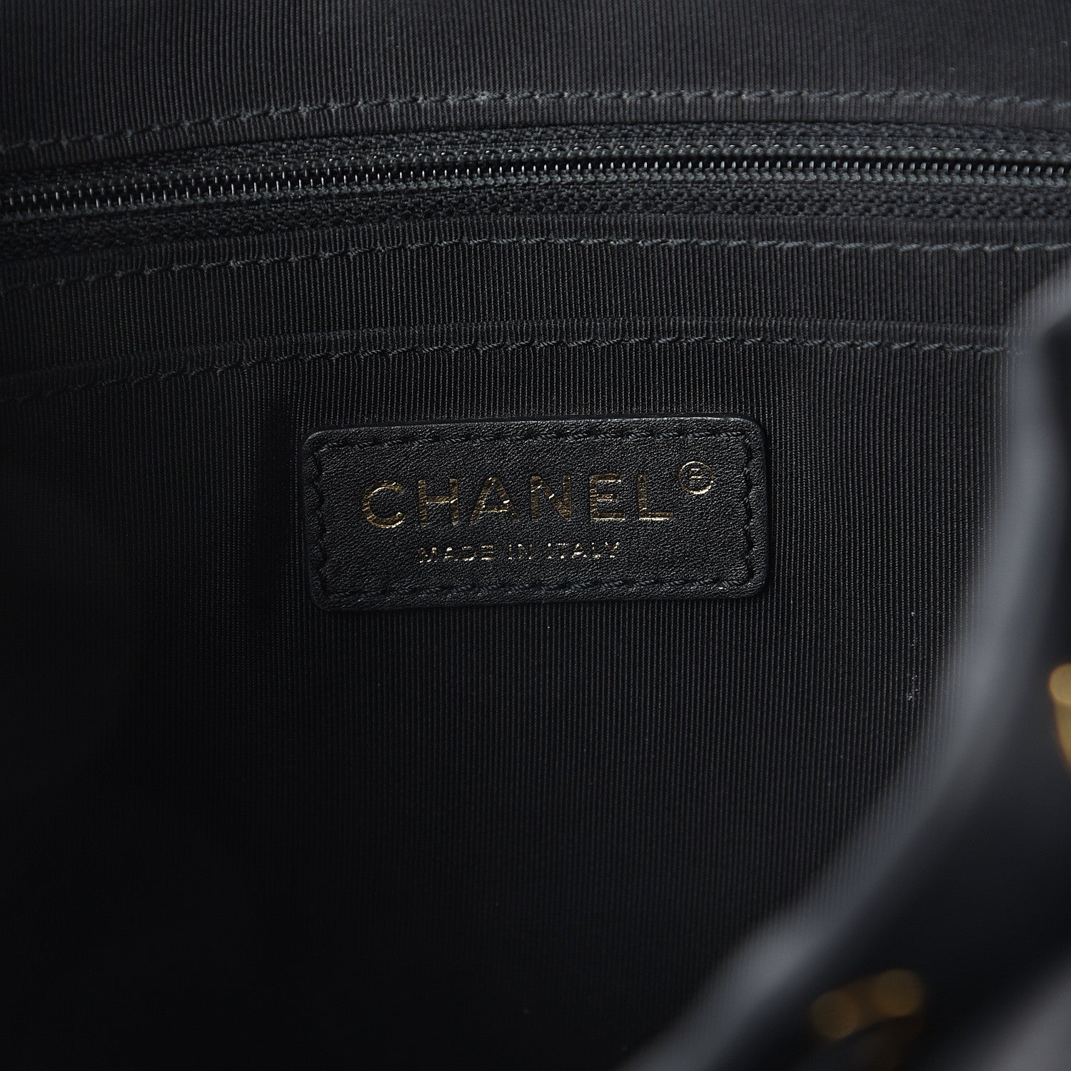 Chanel Calfskin Chevron Quilted Large Urban Spirit Backpack Black 5 of 9
