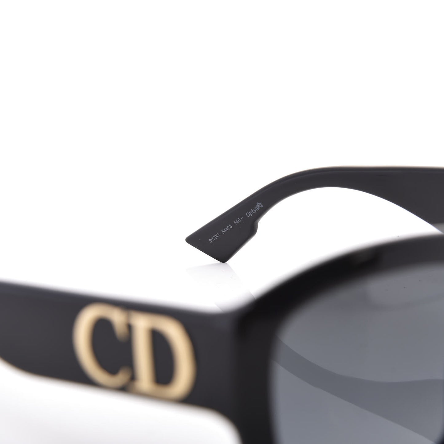 CHRISTIAN Acetate D Dior Sunglasses Black