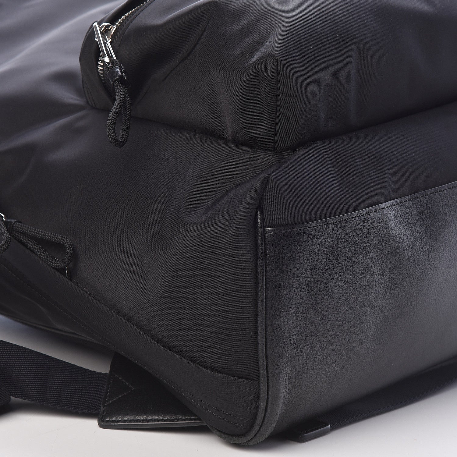 Burberry Nylon Logo Print Backpack Black 8 of 9