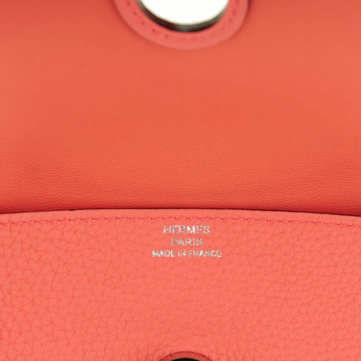 Togo Dogon Card Case Key Holder Rose Candy