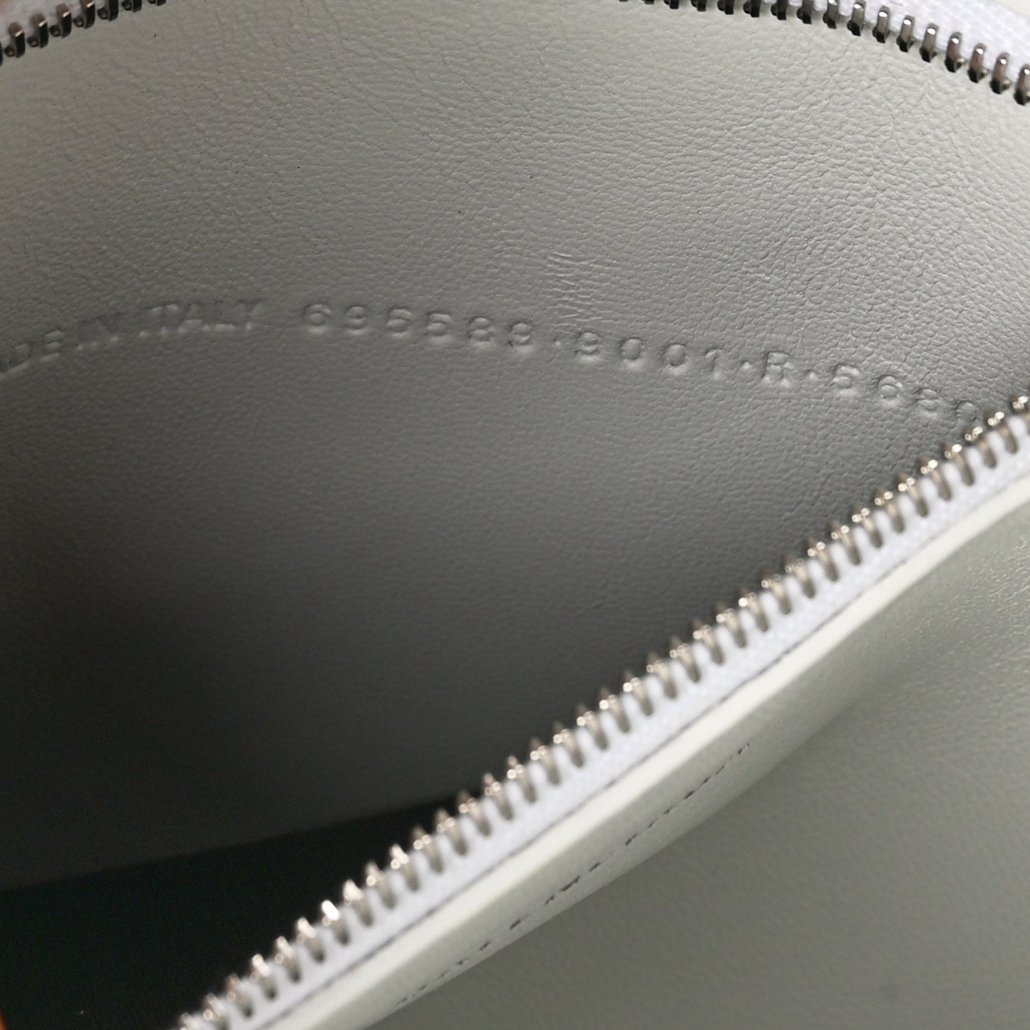 Shiny Super Supple Calfskin Crocodile Embossed Small XX Bag Optic White