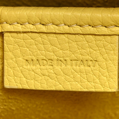 Celine Drummed Calfskin Nano Luggage Acacia 7 of 11