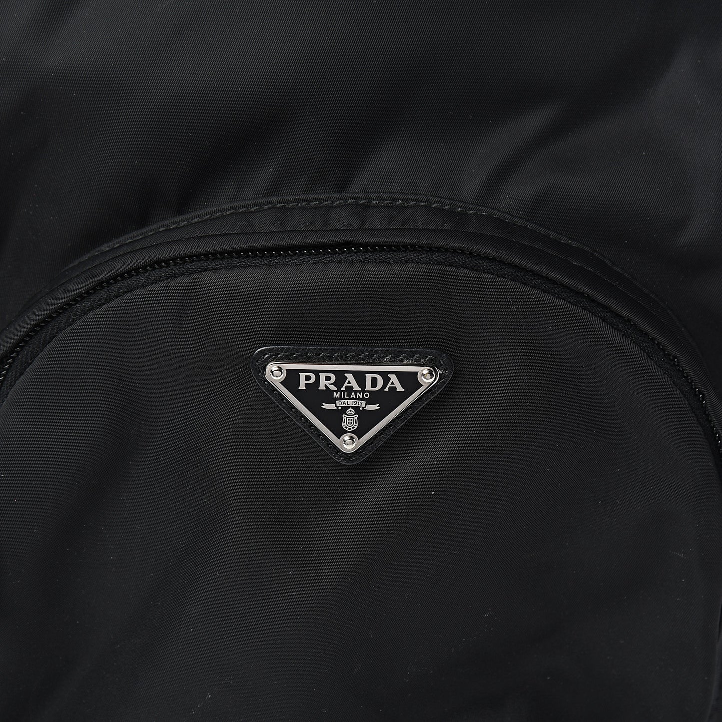 Tessuto Nylon Saffiano Tote Backpack Black