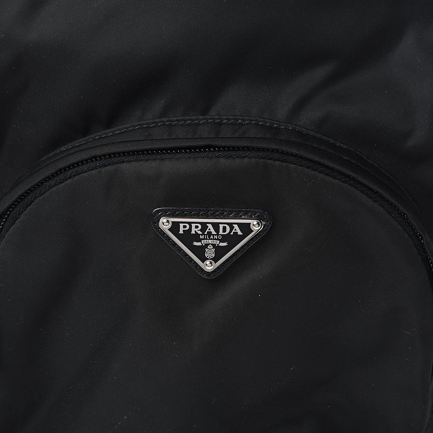 Prada Tessuto Nylon Saffiano Tote Backpack Black 10 of 10