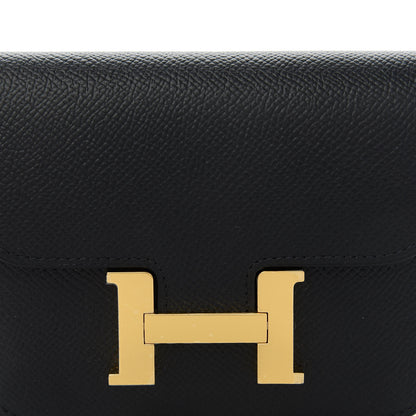 Hermes Epsom Constance Slim Wallet Black 10 of 11