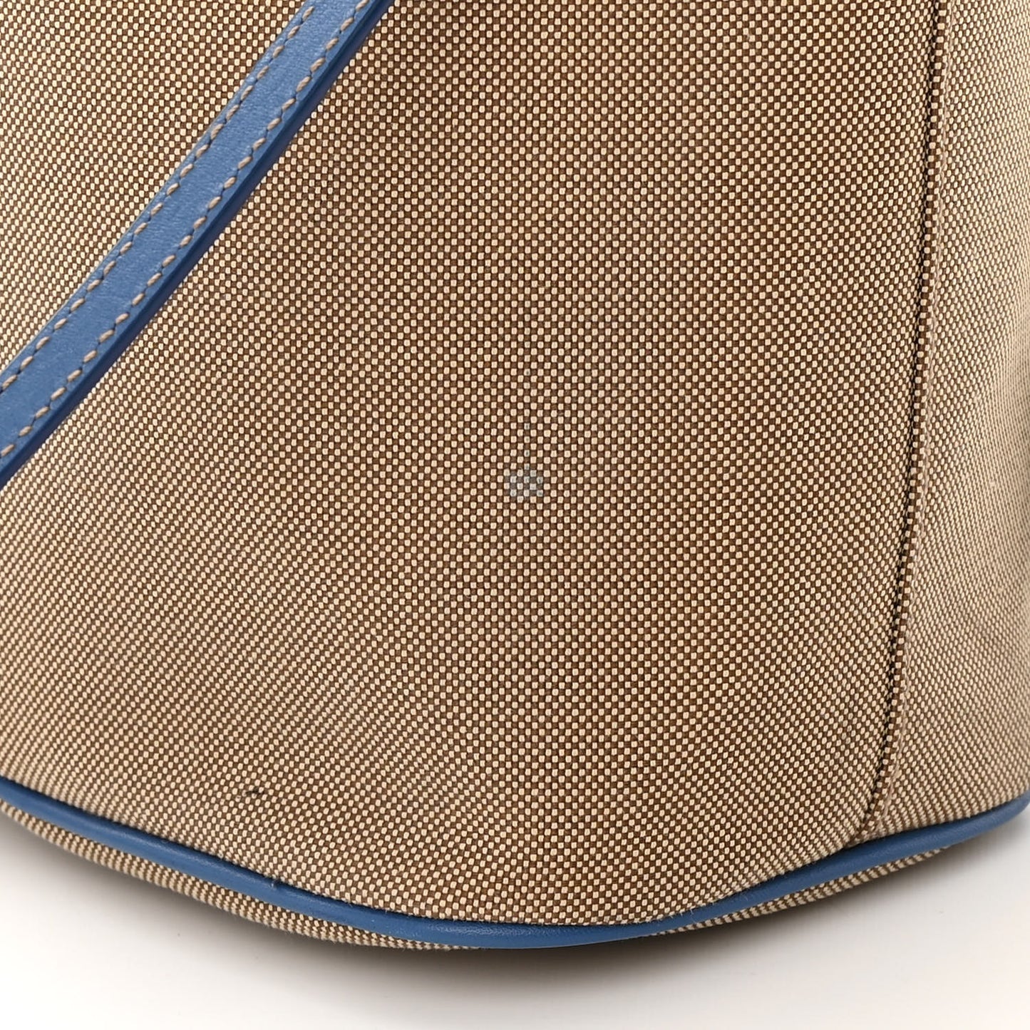 Jacquard Logo Mini Bucket Crossbody Bag Corda Azzurro