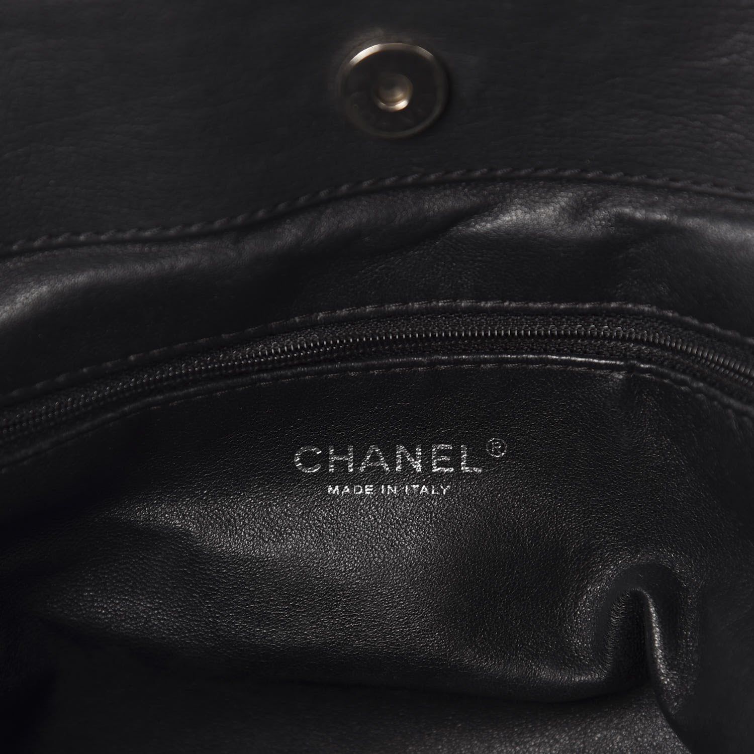 Chanel Calfskin East West Modern Chain Tote Black 8 of 9