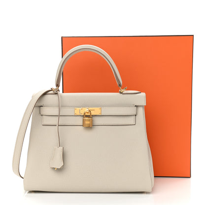 Hermes Togo Kelly Retourne 28 Beton 11 of 11